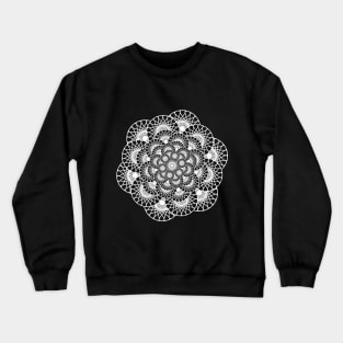 Psychedelic mandala (invert) Crewneck Sweatshirt